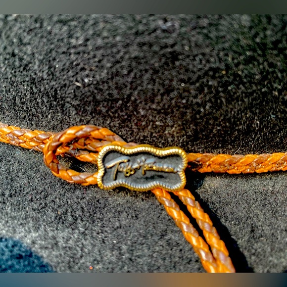 Tuff Hedeman Black Merino Wool Felt Cowboy Hat - Picture 11 of 11